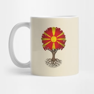 Tree of Life with Macedonian Flag Mug